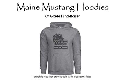 Maine Mustang Hoodies