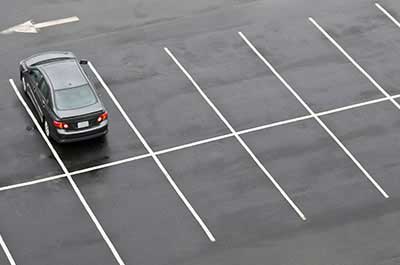 image of a parking lot