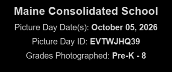Picture Day October 5th 2026-09-15