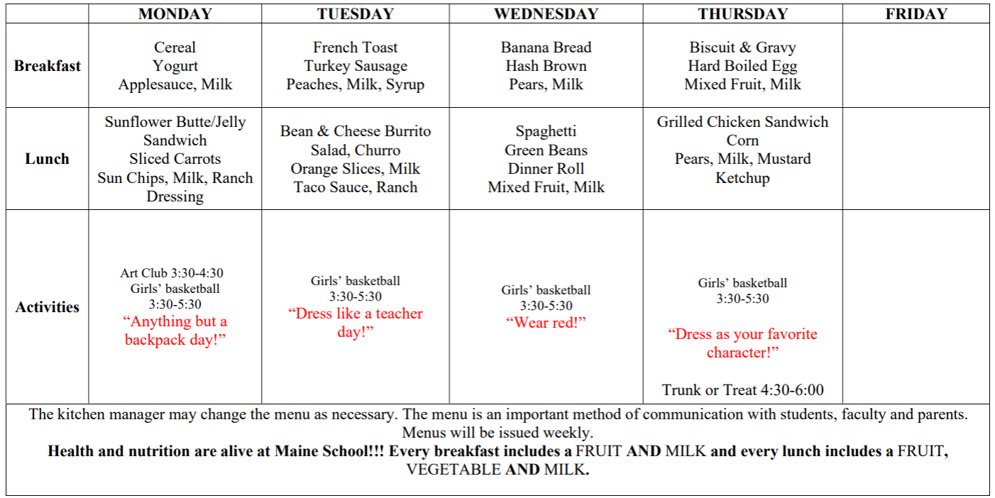 October 26-30 Menu 2026-10-25 Feb-2-6-menu